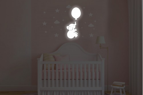 Momz Beyaz Balonlu Fil Lamba Koleksiyonu