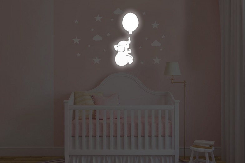 Momz Beyaz Balonlu Fil Lamba Koleksiyonu